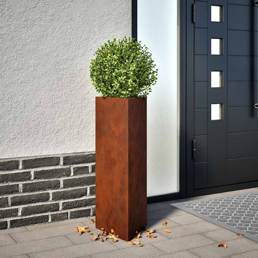 Vidaxl Planning Box 30x26x75 cm Cortenstaal