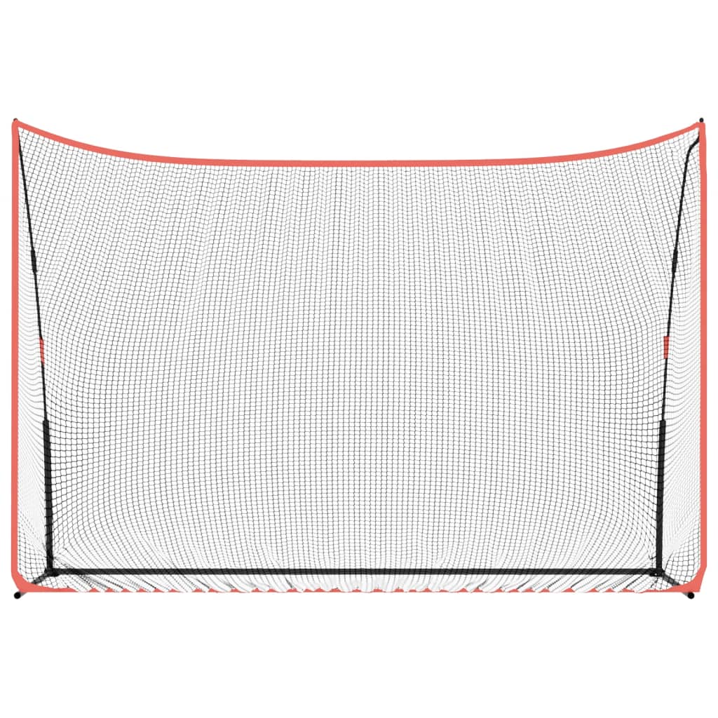 Vidaxl Golf Training Network 305x91x213 cm Polyester noir et rouge