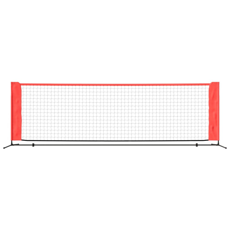Vidaxl tennisnet 300x100x87 cm Polyester noir et rouge