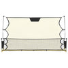 Vidaxl Football Reboundnet 183x85x120 cm Polyester noir et jaune