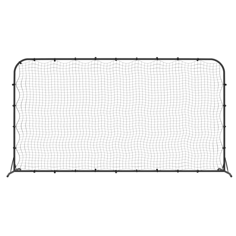 Vidaxl Football Rebonder 366x90x183 cm HDPE noir