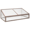 Vidaxl Greenhouse 110x58.5x39 cm Pine -wood Grey