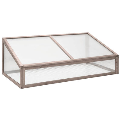 Vidaxl Greenhouse 110x58.5x39 cm Pine -wood Grey