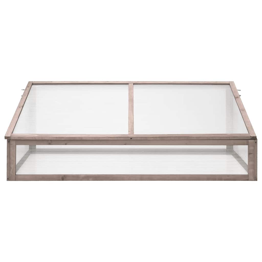Vidaxl Greenhouse 110x58.5x39 cm Pine -wood Grey