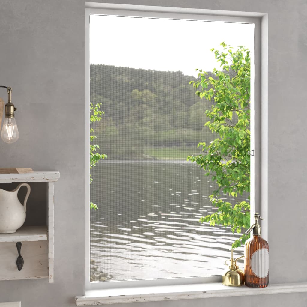 Vidaxl raamhor 80x120 cm blanc