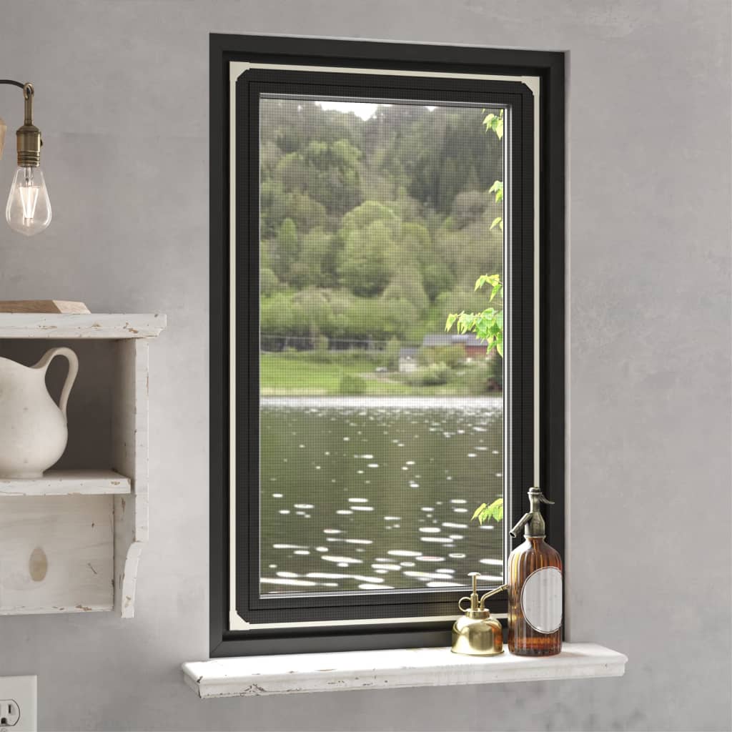 Vidaxl insecthor pour windows magnétique 80x140 cm blanc