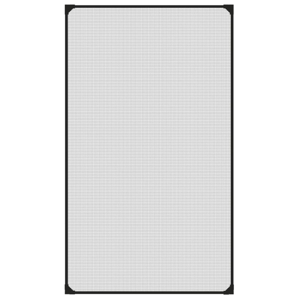 Vidaxl insecthor pour windows magnétique 80x140 cm anthracite -colored