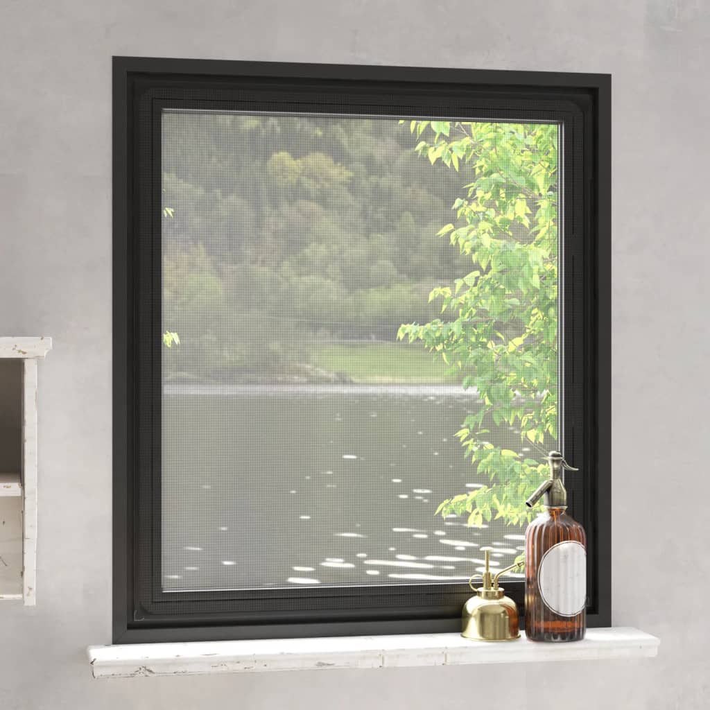 Vidaxl insecthor pour windows magnétique 120x140 cm anthracite -colored