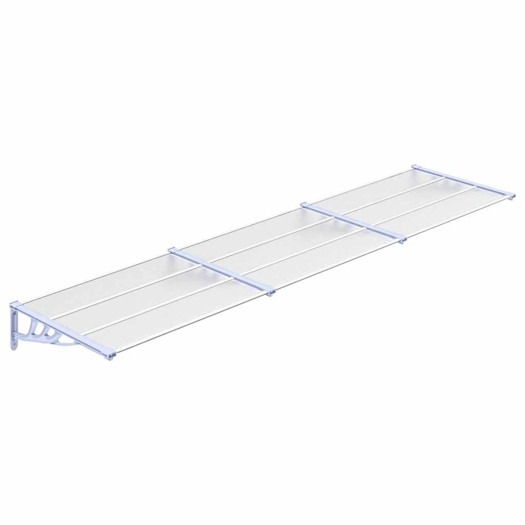 Vidaxl Porte Cauve 358.5x90 cm Gray en polycarbonate et transparent