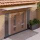 Vidaxl Porte auvent 396x90 cm Green en polycarbonate et transparent