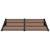 Vidaxl Porte Cauve 152.5x90 cm Polycarbonate noir