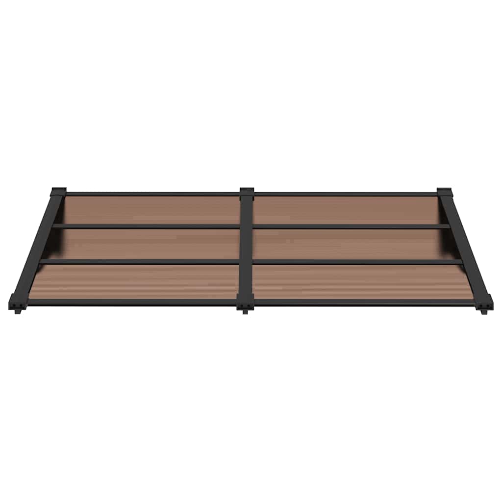 Vidaxl Porte Cauve 152.5x90 cm Polycarbonate noir