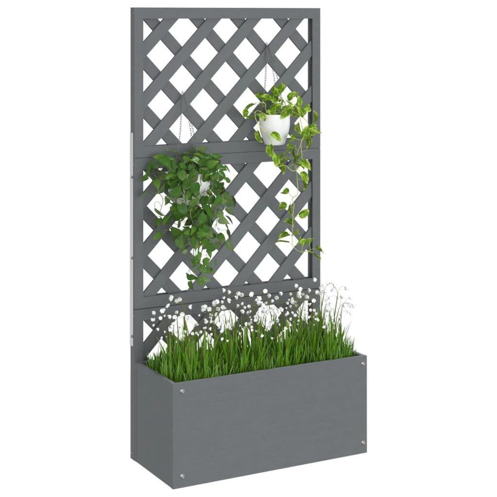 Jardoir Vidaxl avec latwerk 65x33x135 cm hkc