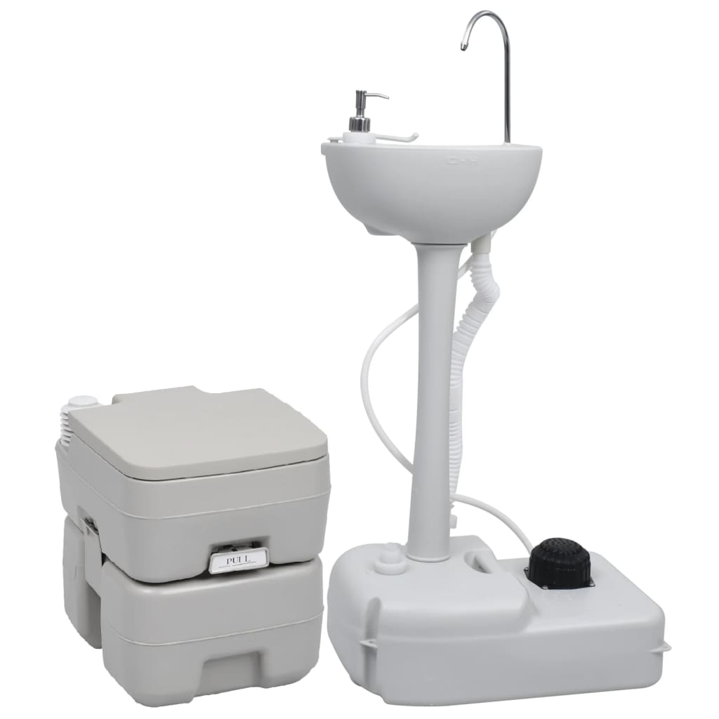 Vidaxl Camping Toilet et évier Portable