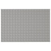 VIDAXL FAIBLAGE COUVERTURE 122x183 cm 9 kg tissu gris