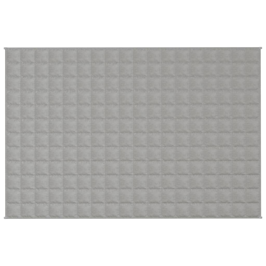 VIDAXL FAIBLAGE COUVERTURE 122x183 cm 9 kg tissu gris