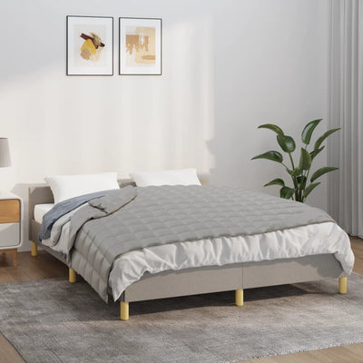 VIDAXL FAIBLAGE COUVERTURE 135x200 cm 10 kg de gris de tissu
