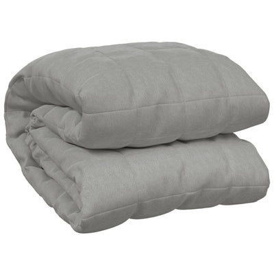 VIDAXL FAIBLAGE COUVERTURE 200x220 cm 9 kg de gris de tissu