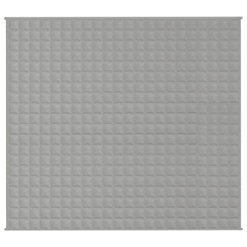 VIDAXL FAIBLAGE COUVERTURE 200x220 cm 9 kg de gris de tissu