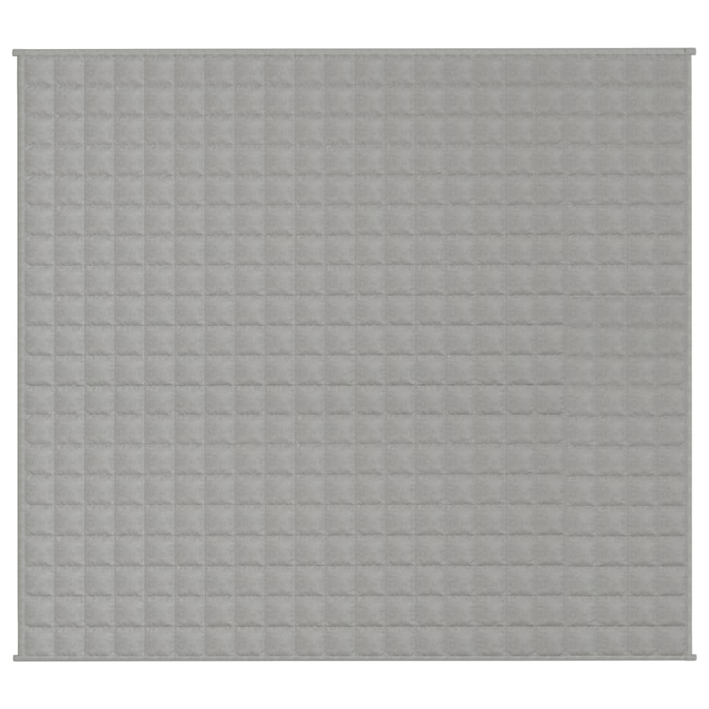 VIDAXL FAIBLAGE COUVERTURE 200X230 cm 13 kg de gris de tissu
