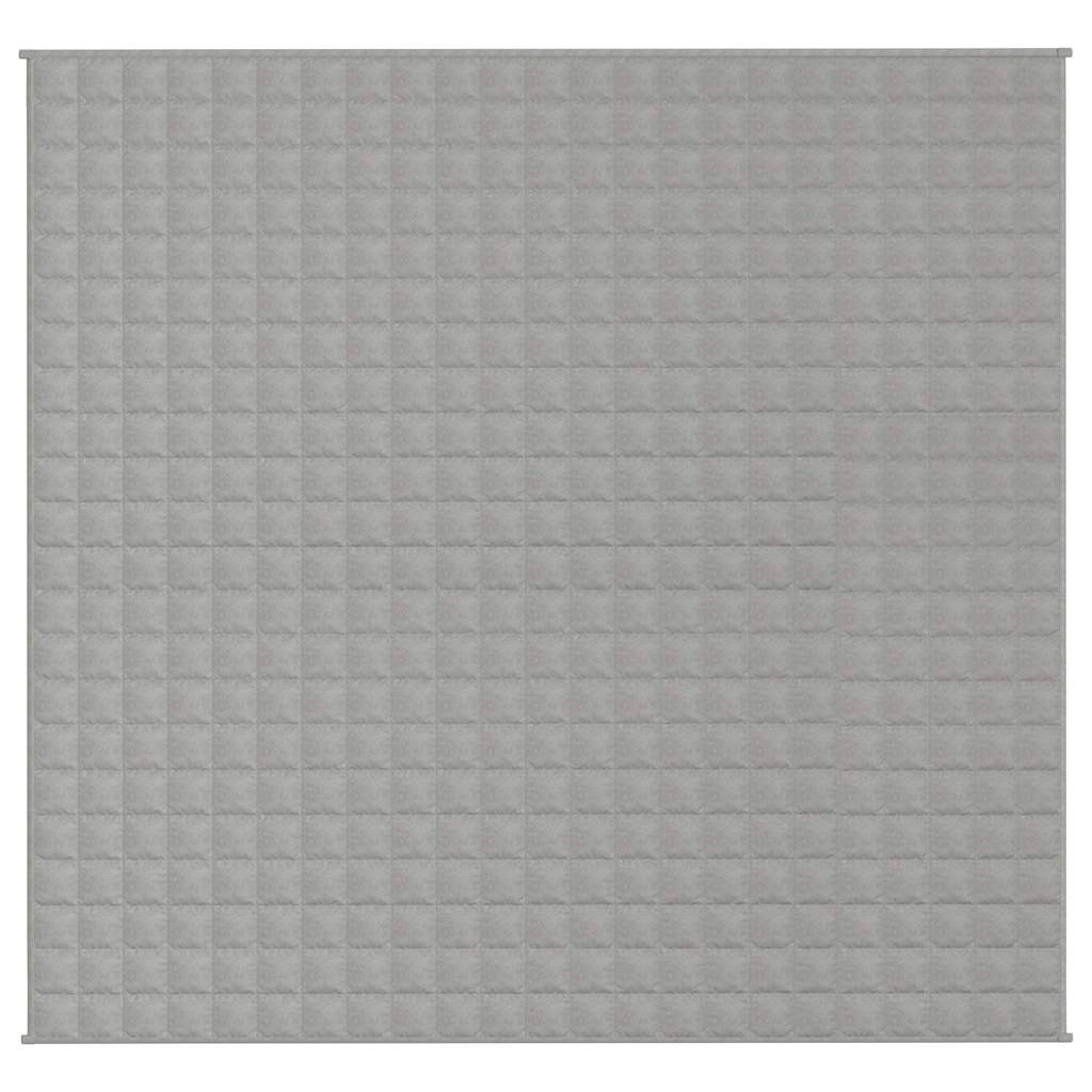 VIDAXL FAIBLAGE COUVERTURE 220X240 cm 15 kg de gris de tissu