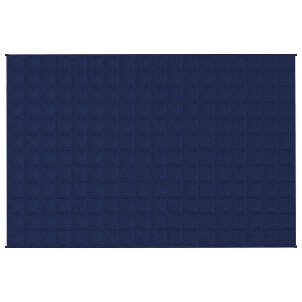 VIDAXL FAIBLAGE COUVERTURE 122x183 cm 5 kg de tissu bleu