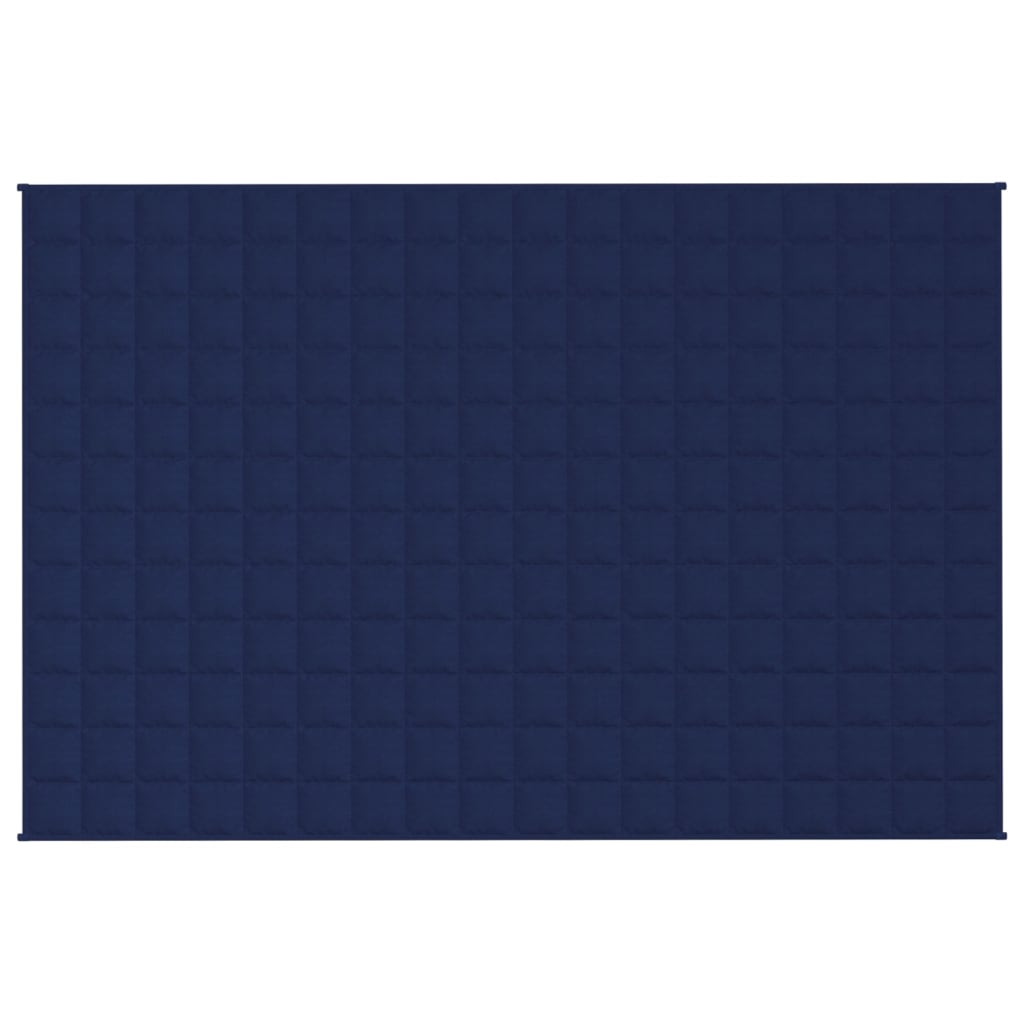 VIDAXL FAIBLAGE COUVERTURE 122x183 cm 9 kg de tissu bleu
