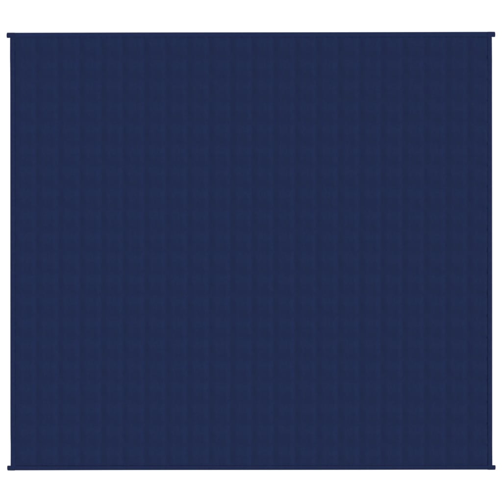 VIDAXL FAIBLAGE COUVERTURE 200x230 cm 13 kg de tissu bleu