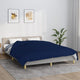 VIDAXL FAIBLAGE COUVERTURE 200x230 cm 13 kg de tissu bleu