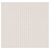 VIDAXL FAIBLAGE COUVERTURE 220X230 CM 11 kg Tissu Light Cream -Colored - afbeelding 3