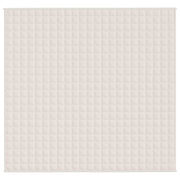 VIDAXL FAIBLAGE COUVERTURE 220X230 CM 15 kg Crème légère en tissu -colore - afbeelding 3