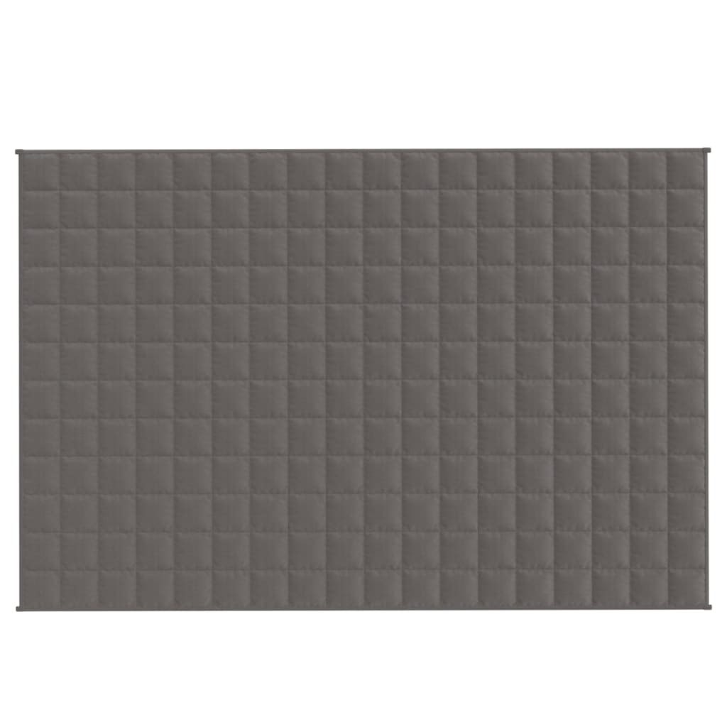 VIDAXL FAIBLAGE COUVERTURE 122x183 cm 5 kg de gris de tissu