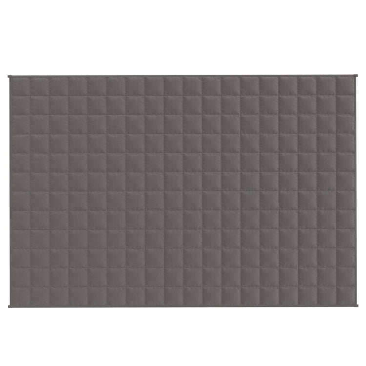 VIDAXL FAIBLAGE COUVERTURE 122x183 cm 5 kg de gris de tissu