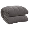 VIDAXL FAIBLAGE COUVERTURE 135x200 cm 6 kg de gris de tissu