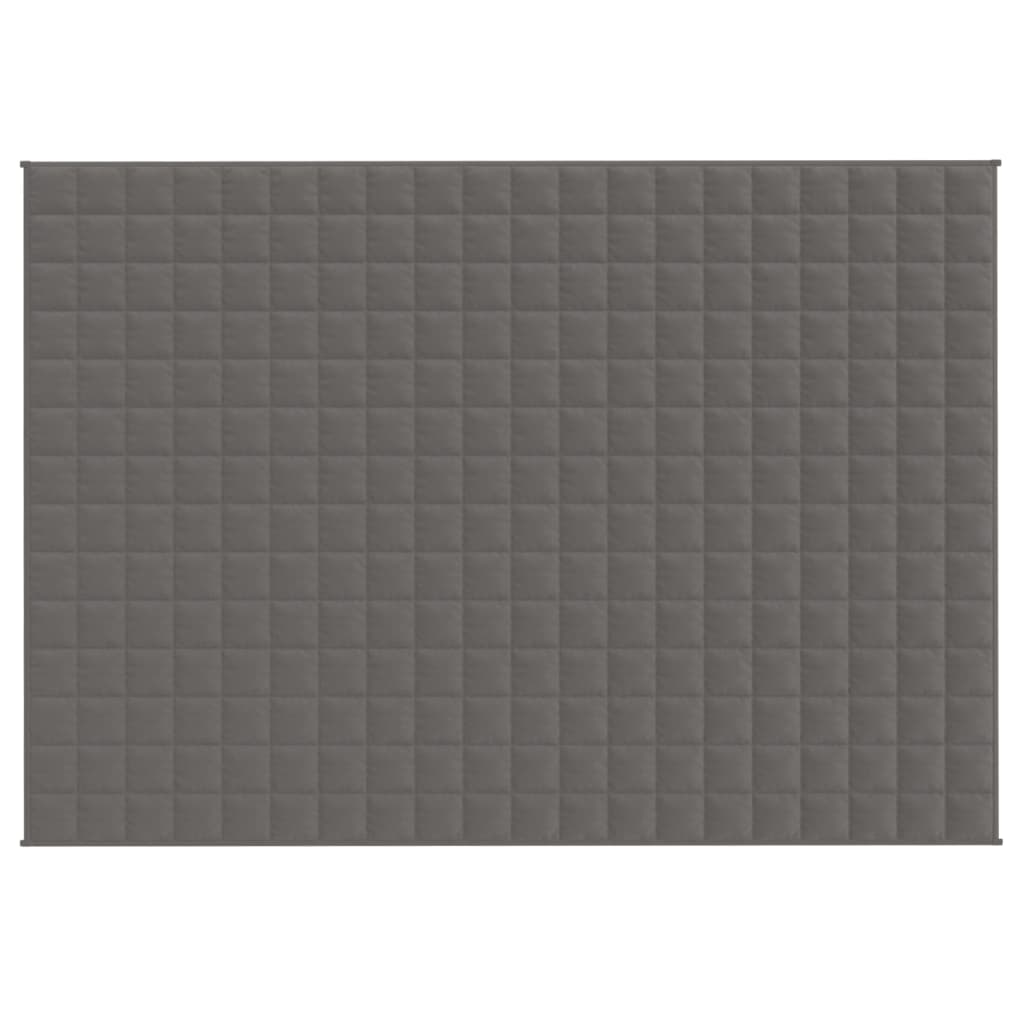 VIDAXL FAIBLAGE COUVERTURE 135x200 cm 6 kg de gris de tissu