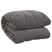 VIDAXL FAIBLAGE COUVERTURE 135x200 cm 10 kg de gris de tissu - afbeelding 2