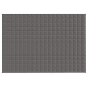 VIDAXL FAIBLAGE COUVERTURE 137X200 cm 10 kg de gris de tissu - afbeelding 3