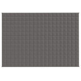 VIDAXL FAIBLAGE COUVERTURE 140x200 cm 10 kg de gris de tissu - afbeelding 3