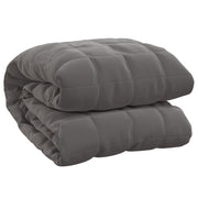 VIDAXL FAIBLAGE COUVERTURE 220X240 cm 11 kg tissu gris - afbeelding 2