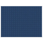 VIDAXL FAIBLAGE COUVERTURE 152x203 cm 11 kg de tissu bleu - afbeelding 3