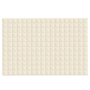 VIDAXL FAIBLAGE COUVERTURE 122x183 cm 9 kg Tissu léger Crème - afbeelding 3