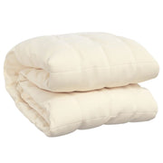 VIDAXL FAIBLAGE COUVERTURE 137x200 cm 10 kg Tissu léger Crème - afbeelding 2