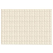 VIDAXL FAIBLAGE COUVERTURE 137x200 cm 10 kg Tissu léger Crème - afbeelding 3