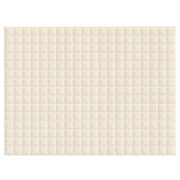 VIDAXL FAIBLAGE COUVERTURE 152x203 cm 7 kg de crème légère en tissu -colore - afbeelding 3