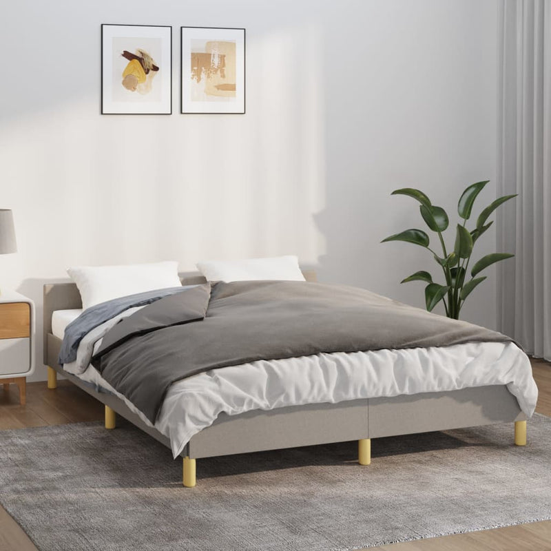 VIDAXL COUVERTURE DE FAIBLAGE AVEC COUVERTURE 135x200 cm 6 kg de gris de tissu