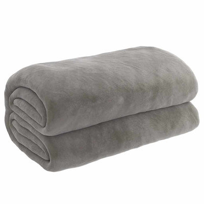 VIDAXL COUVERTURE DE FAIBLAGE AVEC COUVERTURE 140x200 cm 10 kg de gris de tissu