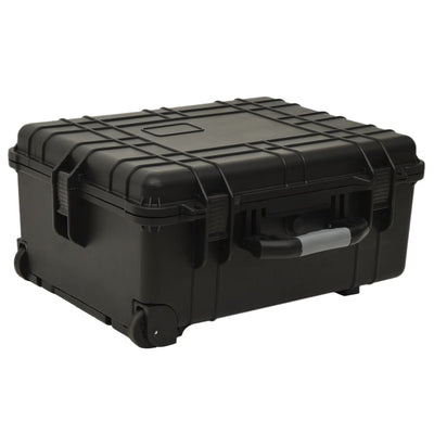 VIDAXL FlightCase sur roues 58x45x27 cm pp noir