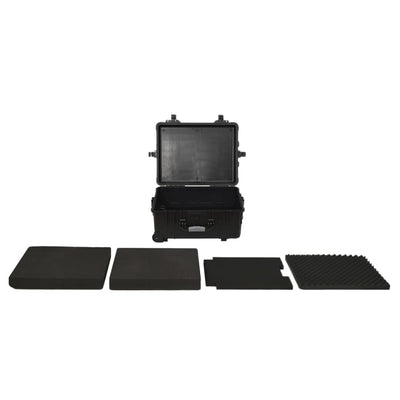 VIDAXL FlightCase sur roues 58x45x27 cm pp noir