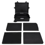 VIDAXL FlightCase sur roues 63x50x23 cm pp noir - afbeelding 2
