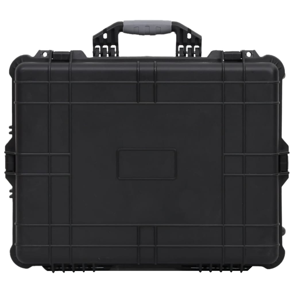 VIDAXL FlightCase sur roues 63x50x23 cm pp noir